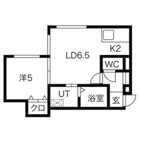 Flats LIDO菊水 407号室(賃貸・1DK・5万円/月)の外観・室内写真