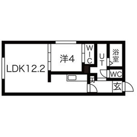 FERIO山鼻 405号室(賃貸・1LDK・5.4万円/月)の外観・室内写真