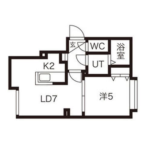 ロイヤルハイアット平岸 301号室(賃貸・1DK・4.1万円/月)の外観・室内写真