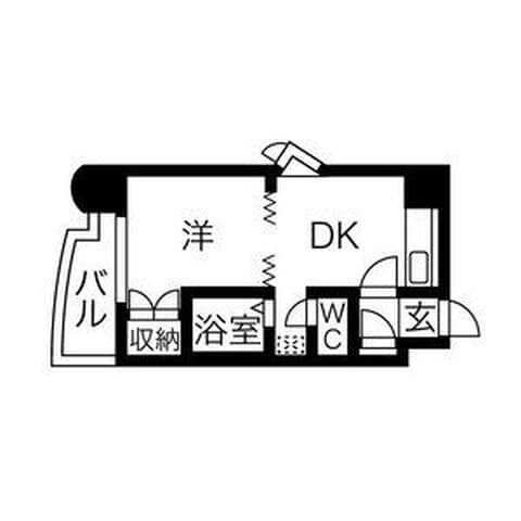 エンドレス三井北16条 705号室(賃貸・1DK・4.3万円/月)の外観・室内写真