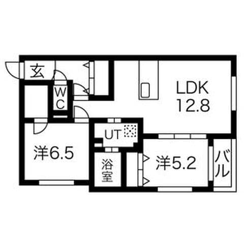 COMSAP24 GRAND STAGE 205号室(賃貸・2LDK・9.6万円/月)の外観・室内写真
