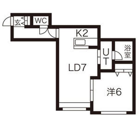 クレインコートⅡ 202号室(賃貸・1DK・4.3万円/月)の外観・室内写真