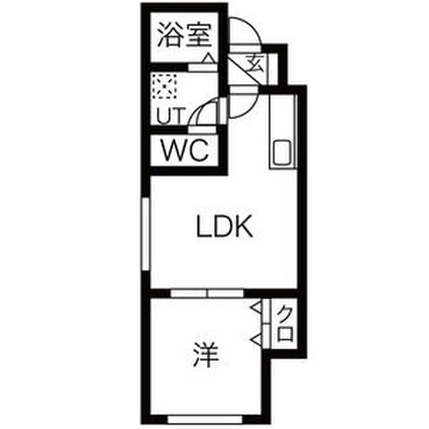 MKステュディオ 102号室(賃貸・1LDK・4万円/月)の外観・室内写真