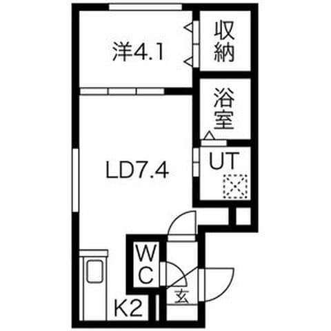 アルーア北大前 303号室(賃貸・1LDK・6.5万円/月)の外観・室内写真