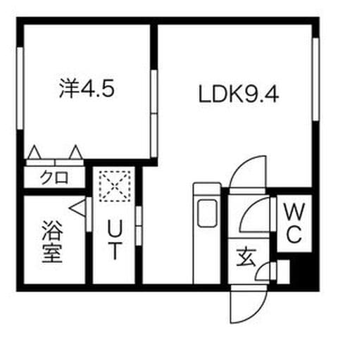 リベルタ澄川 202(Pセット必須)号室(賃貸・1LDK・4.9万円/月)の外観・室内写真