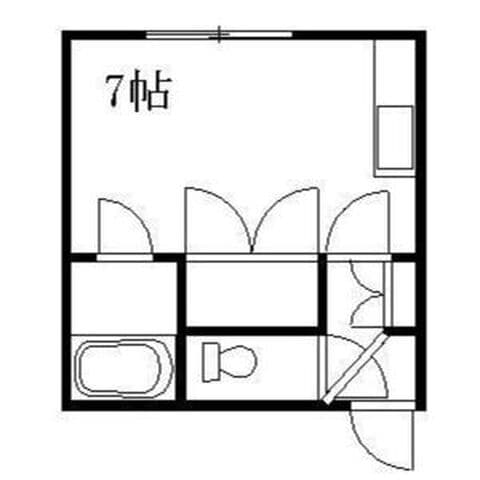 ヒュース北41A 00203号室(賃貸・1R・2.3万円/月)の外観・室内写真