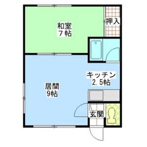 第一工藤ハイツ 005号室(賃貸・1LDK・3万円/月)の外観・室内写真