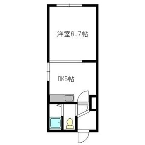 コーポかなや 00301号室(賃貸・1DK・3.2万円/月)の外観・室内写真
