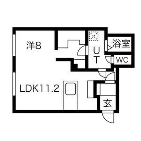レブニーズ ザ・レジデンス N21 401号室(賃貸・1LDK・6.3万円/月)の外観・室内写真