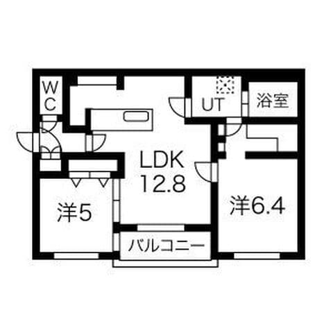 FELIZ SARA 206号室(賃貸・2LDK・9.8万円/月)の外観・室内写真