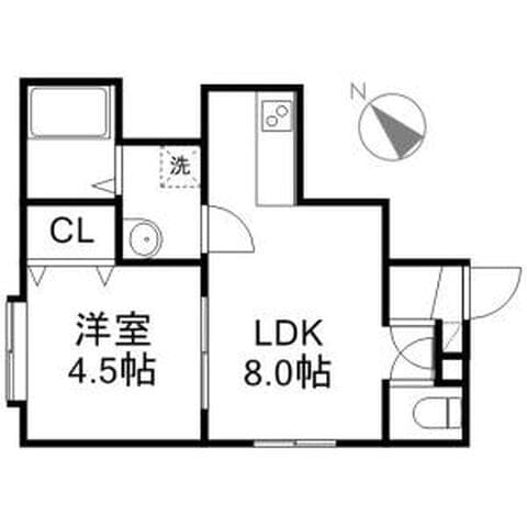 サニーハイム 101号室(賃貸・1LDK・4.4万円/月)の外観・室内写真