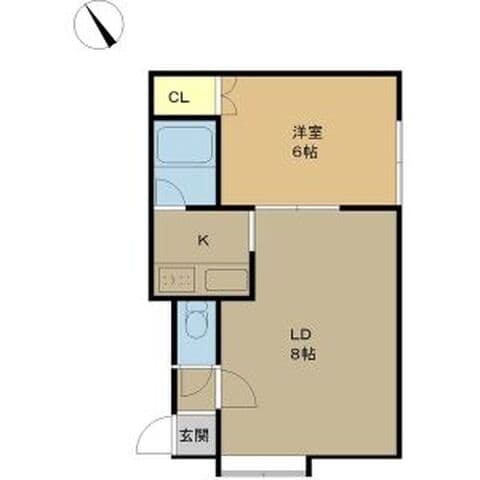 パークアベニュー富丘 207号室(賃貸・1LDK・3.5万円/月)の外観・室内写真