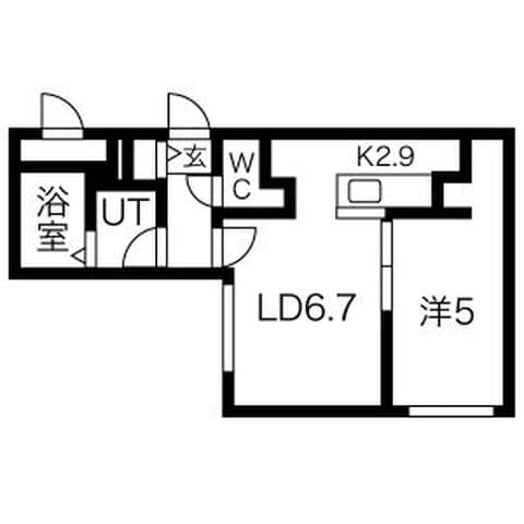 ラフィナート H Ave.(エイチアベニュー) 402号室(賃貸・1LDK・5.8万円/月)の外観・室内写真