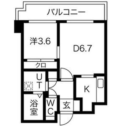 グレースカナリア 704号室(賃貸・1DK・5.55万円/月)の外観・室内写真