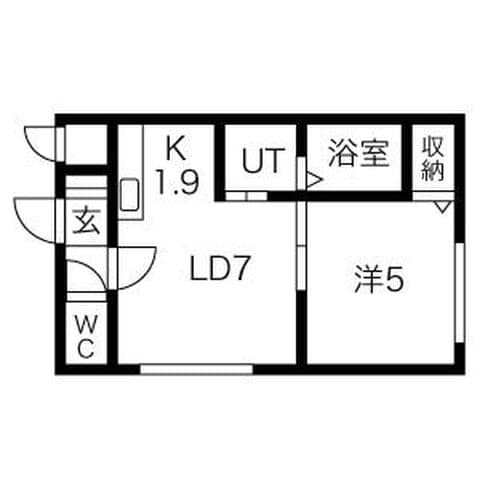 El Cielo 503号室(賃貸・1LDK・5.3万円/月)の外観・室内写真