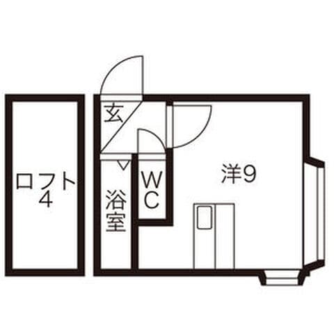 AMSスイート35A棟 202号室(賃貸・1R・1.5万円/月)の外観・室内写真