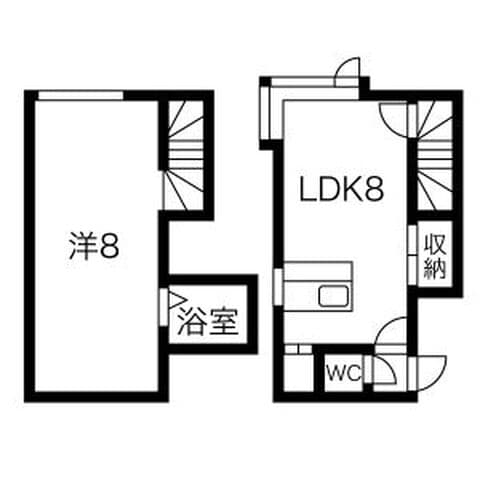 リバーサイド澄川 103号室(賃貸・1LDK・2.8万円/月)の外観・室内写真