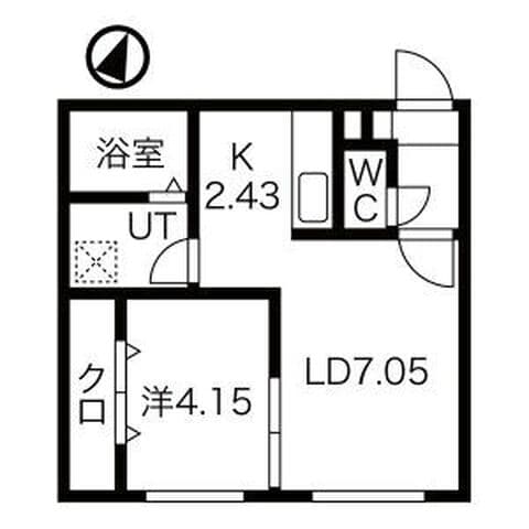 Y’sFRONT 401号室(賃貸・1DK・6.3万円/月)の外観・室内写真