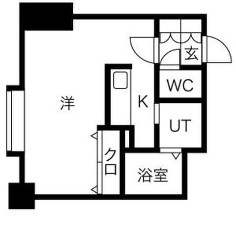 K's Stage Asahimachi 707号室(賃貸・1K・4.5万円/月)の外観・室内写真