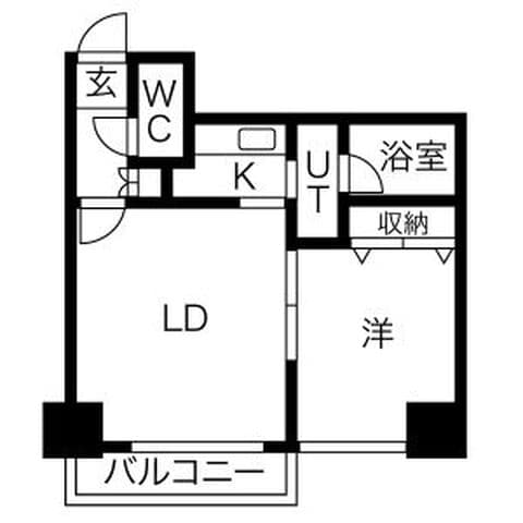 フランセジュール豊平三条 311号室(賃貸・1LDK・5.7万円/月)の外観・室内写真