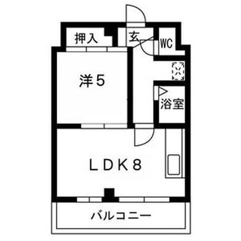 21タイガーズマンション 203号室(賃貸・1LDK・3.9万円/月)の外観・室内写真