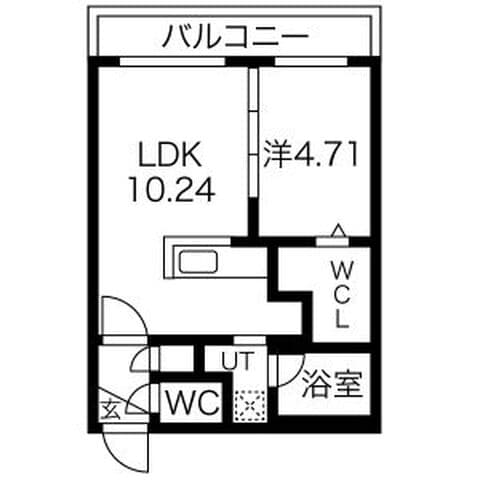 MCdIARMID(マクダミド) 206号室(賃貸・1LDK・7.5万円/月)の外観・室内写真