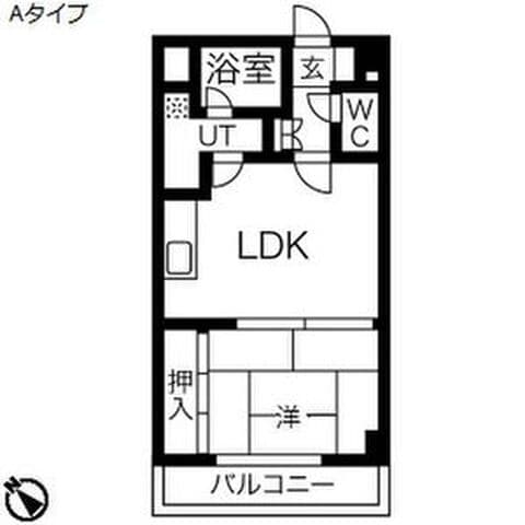 円山ガーデンハイツ 503号室(賃貸・1LDK・4.5万円/月)の外観・室内写真