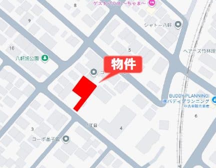 売地 札幌市西区八軒九条1丁目(土地・-・2,500万円)の外観・室内写真